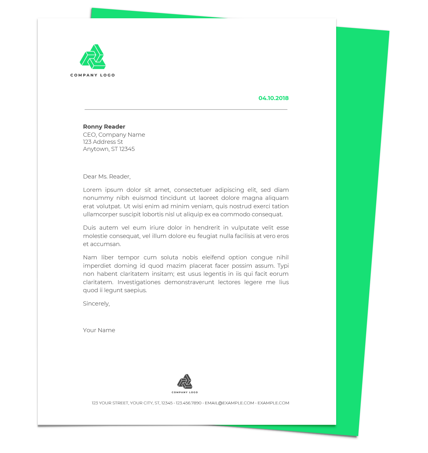 Free Letterhead Templates for Google Docs and Word Pertaining To Fancy Letterhead Templates